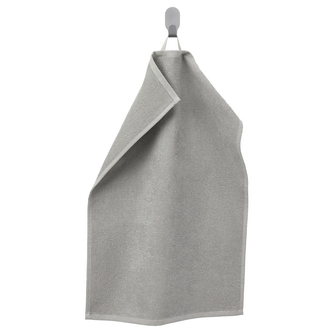 LUDDVIAL Hand towel, grey, 40x60 cm