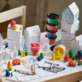 MÅLA 10-pc cardboard town template set