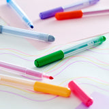 MÅLA Felt-tip pen, mixed colours, 12 pieces