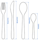 MOPSIG 16-piece cutlery set