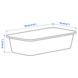 NOJIG Organiser, plastic/beige, 10x20x5 cm