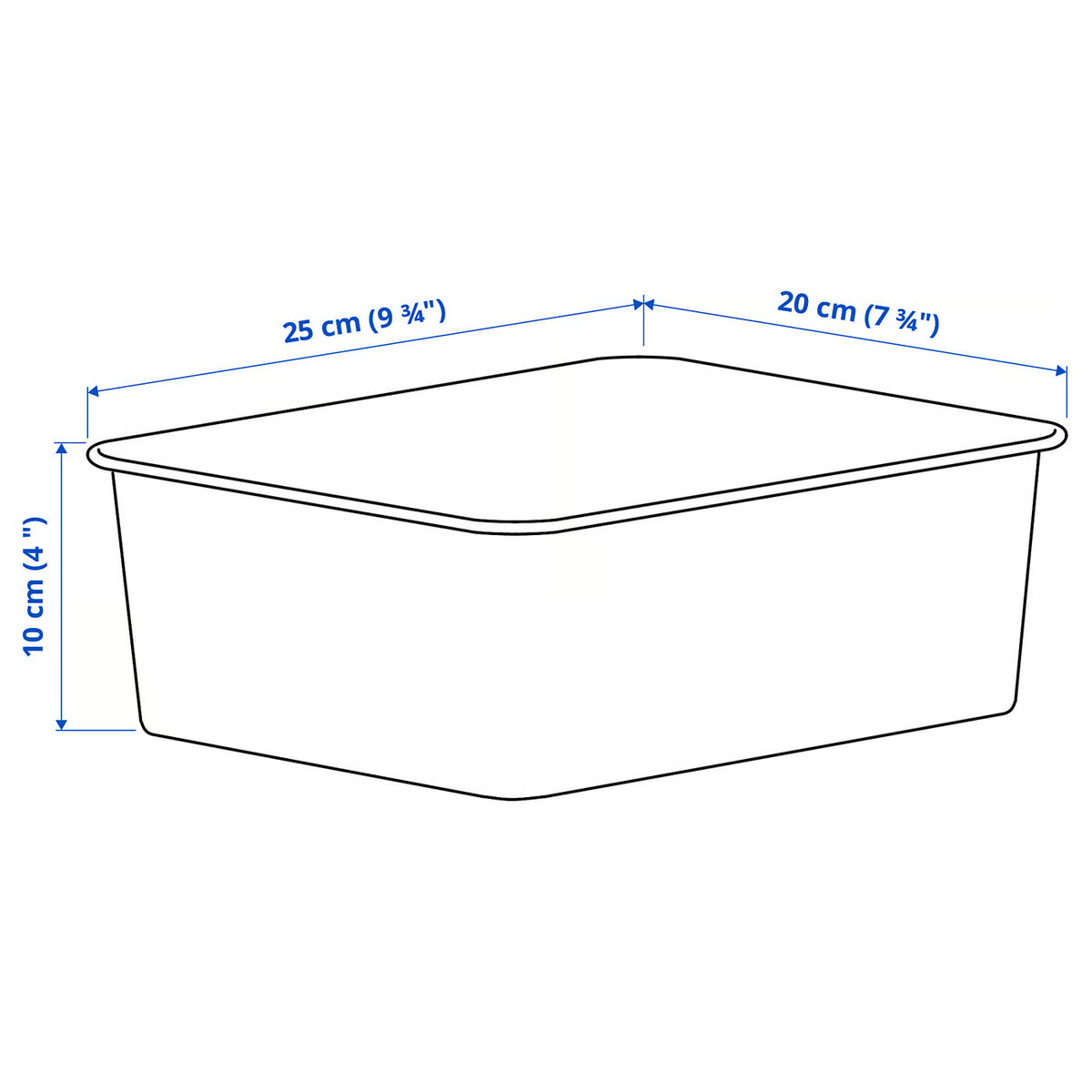 NOJIG Organiser, plastic/beige, 20x25x10 cm