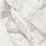 OFELIA VASS Duvet cover and 2 pillowcases, white, 240x220/50x80 cm