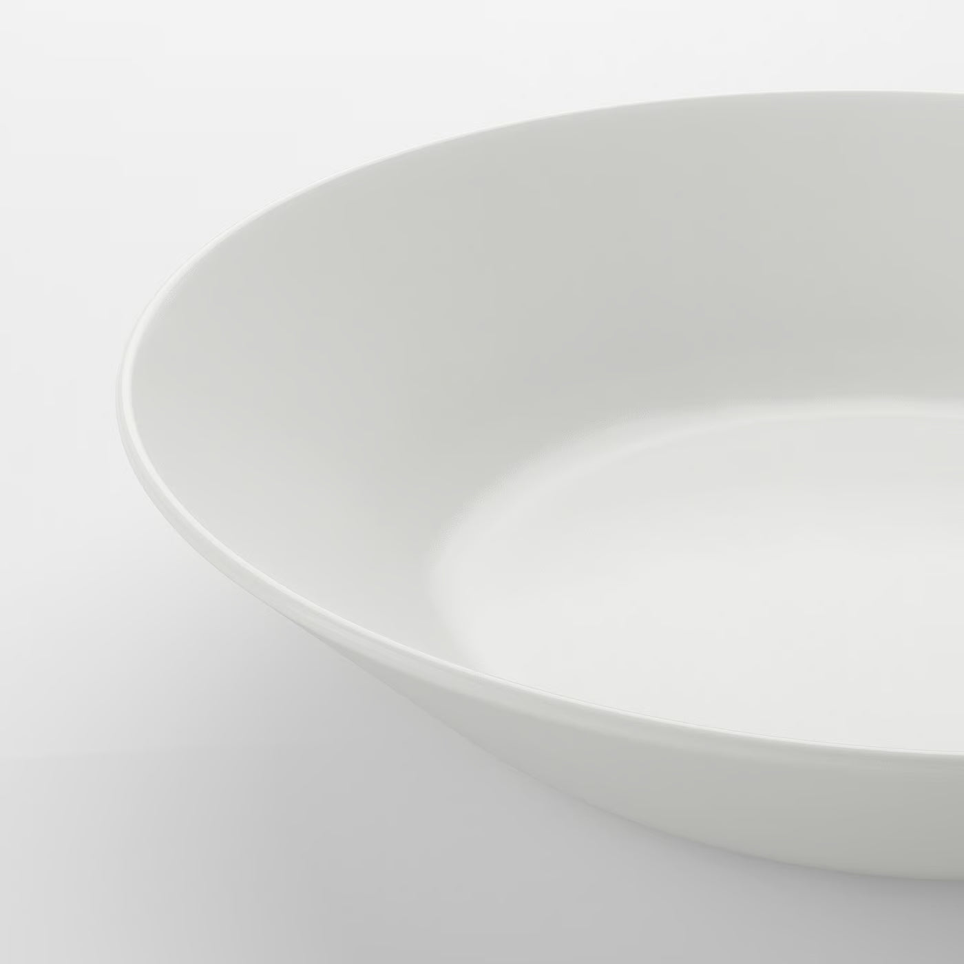 OFTAST Deep plate, white, 20 cm