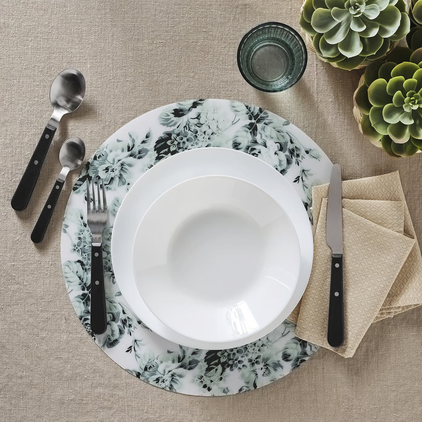 OFTAST Deep plate, white, 20 cm
