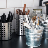 ORDNING Cutlery stand, stainless steel, 13.5 cm