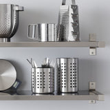 ORDNING Cutlery stand, stainless steel, 13.5 cm