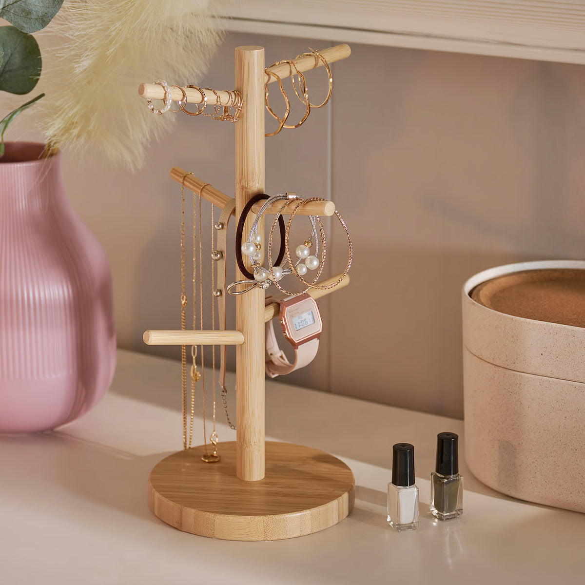 982797 OSTBIT Mug stand, bamboo – Lanka Interlink