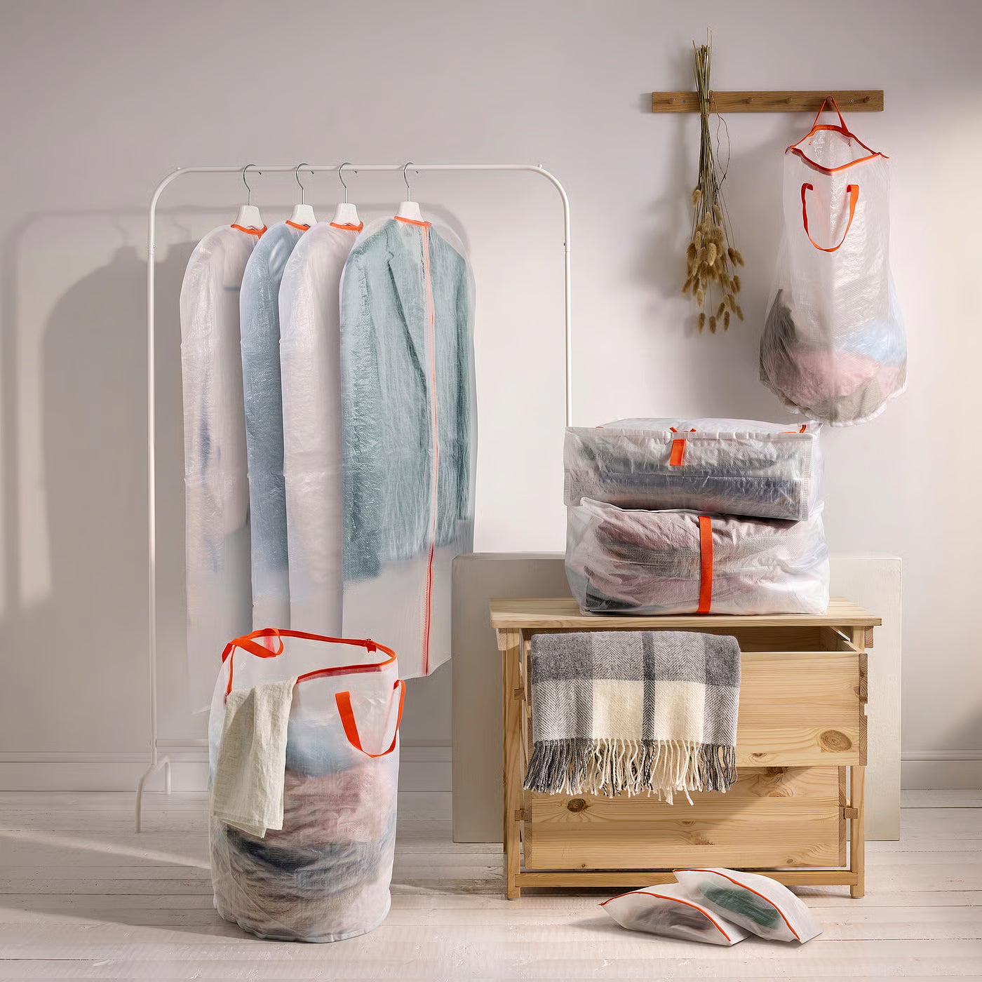 PÄRKLA Storage case, 55x49x30 cm