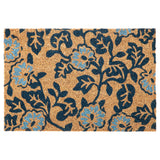 PLATSMÄRKE Door mat, coir/floral pattern, 40x60 cm