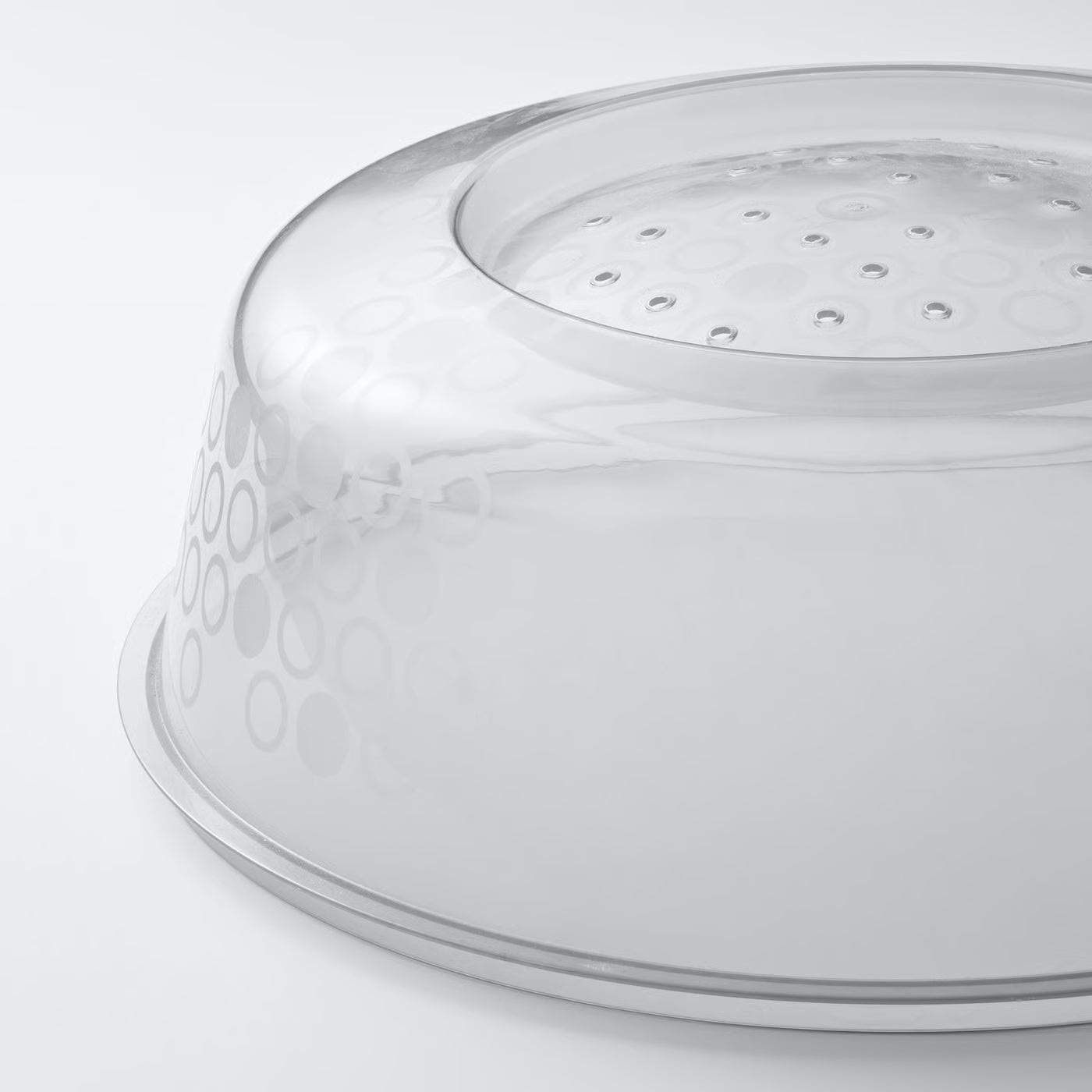 PRICKIG Microwave lid, grey, 26 cm