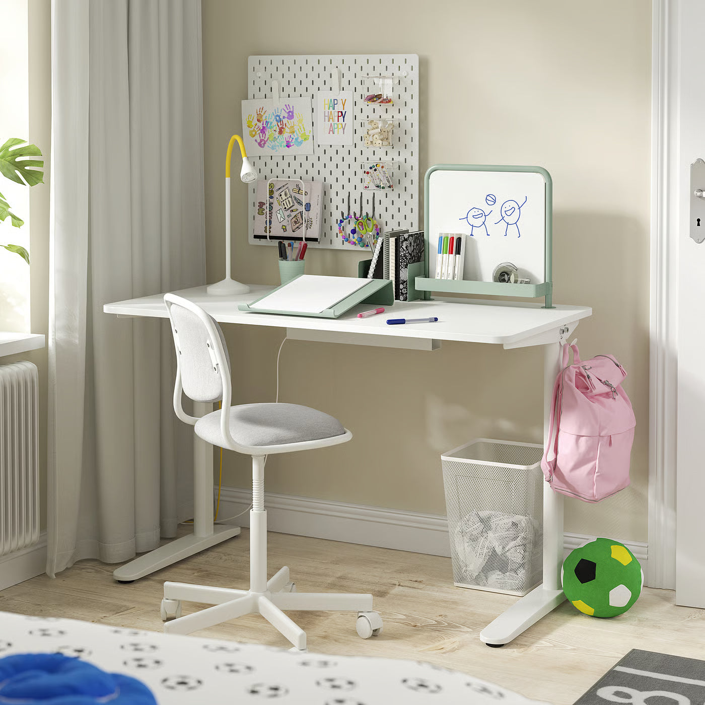 RELATERA Whiteboard/magnetic board, light grey-green