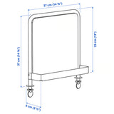 RELATERA Whiteboard/magnetic board, light grey-green