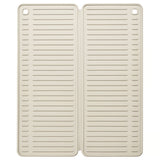 RINNIG Dish drying mat, beige, 51x42 cm
