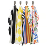 RINNIG Tea towel, multicolour patterned, 45x60 cm