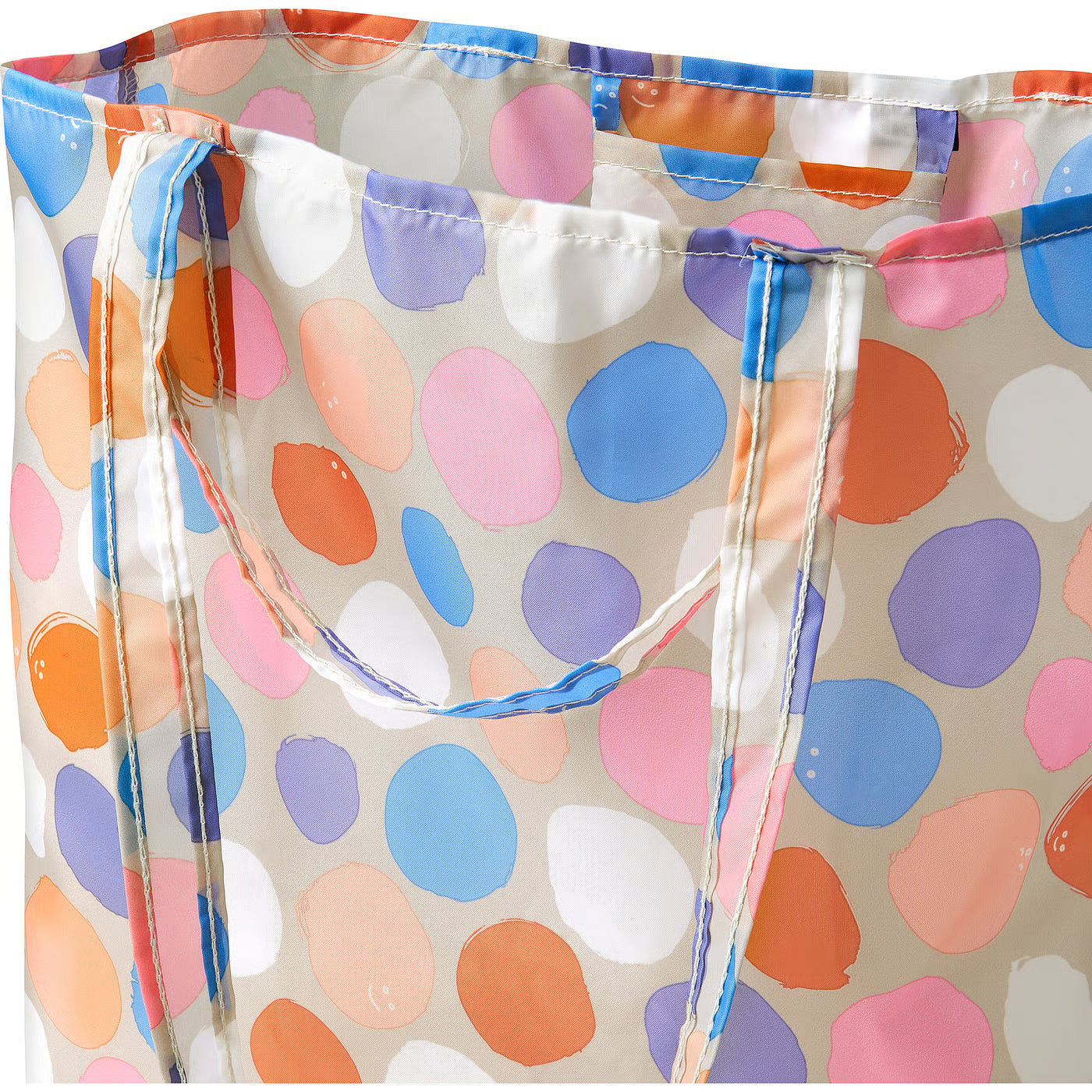 ROMELSÖN Carrier bag, multicolour/patterned, 45x36 cm