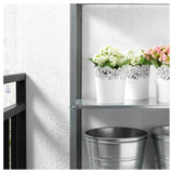 SAMVERKA Plant pot, white, 9 cm