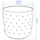 SESAMFRÖN Plant pot, in/outdoor off-white, 9 cm