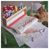 SKOGSDUVA Colouring paper roll, enchanted forest, 10 m