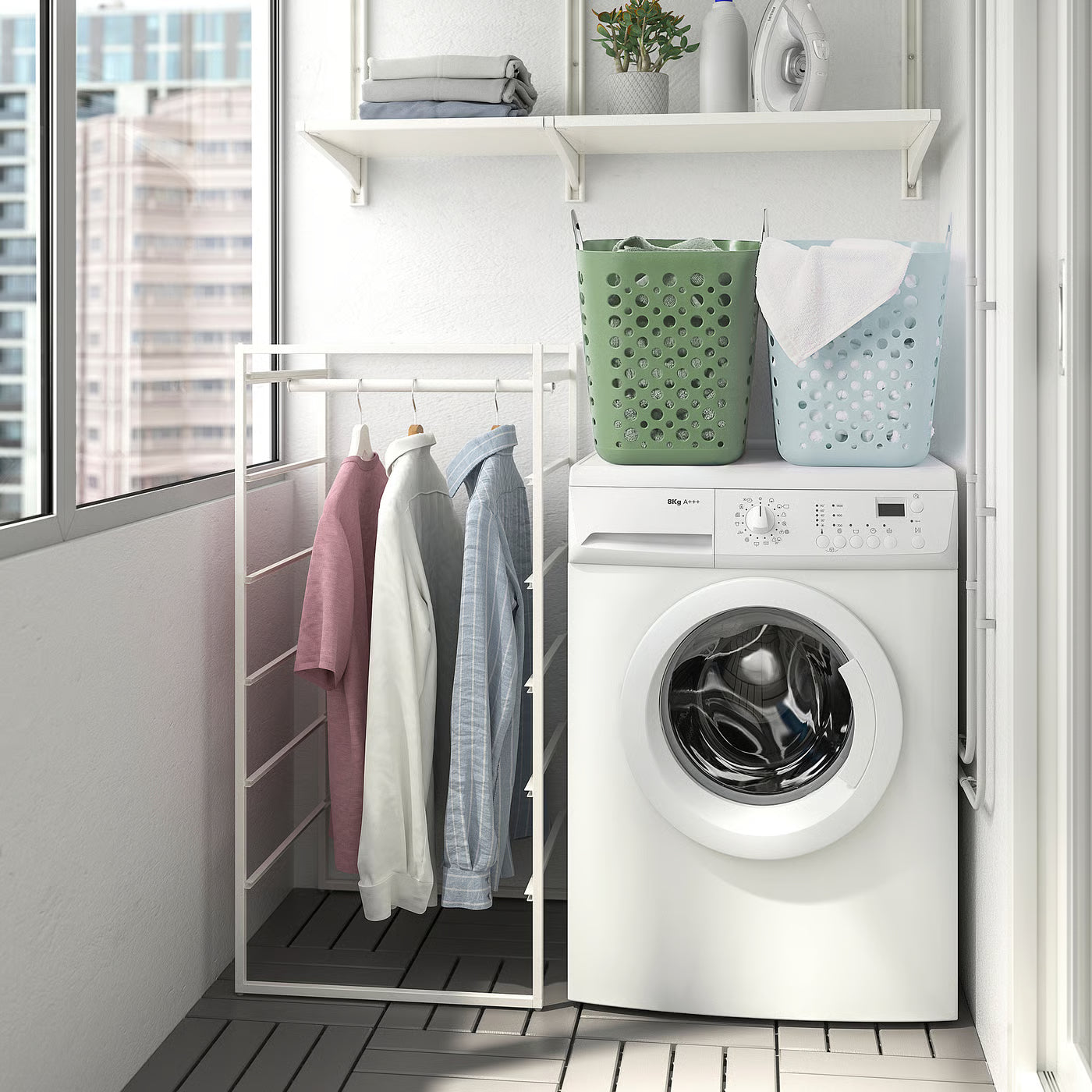 SLIBB Flexible laundry basket, 24 l