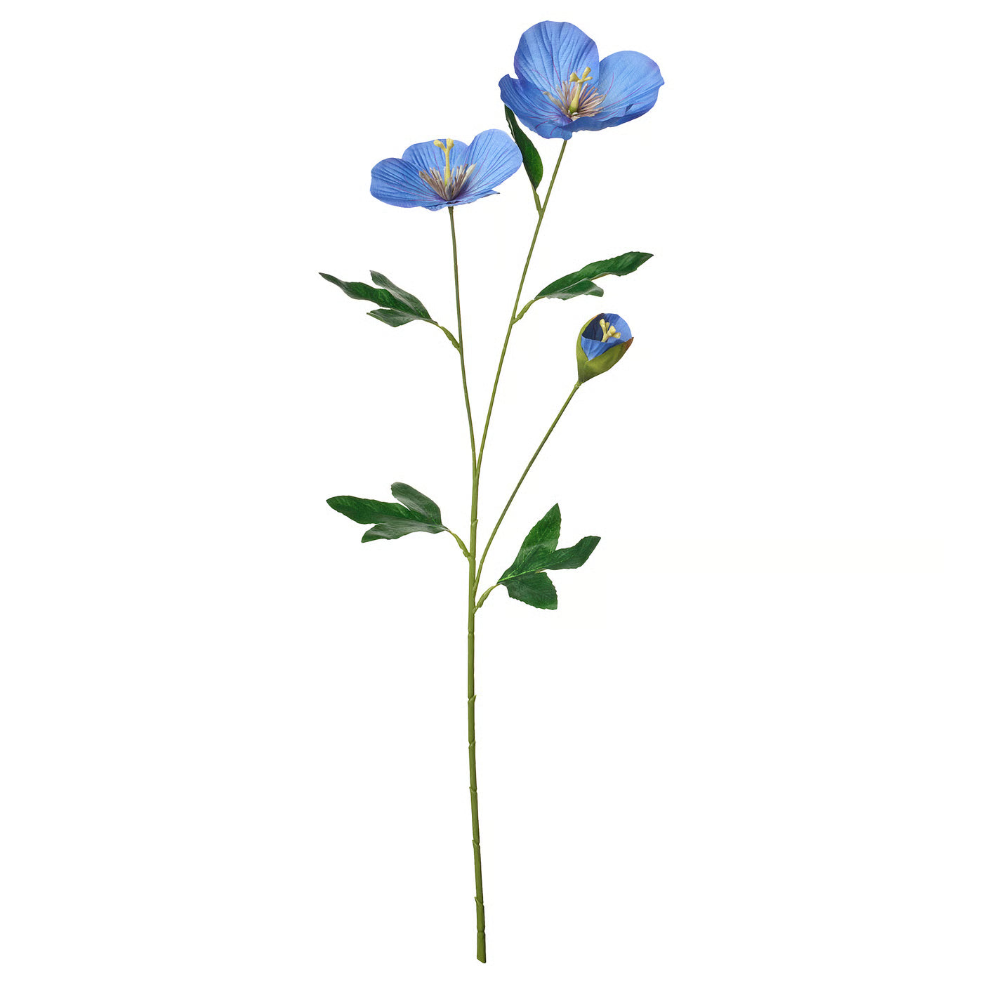 SMYCKA Artificial flower, in/outdoor Poppy/blue, 57 cm