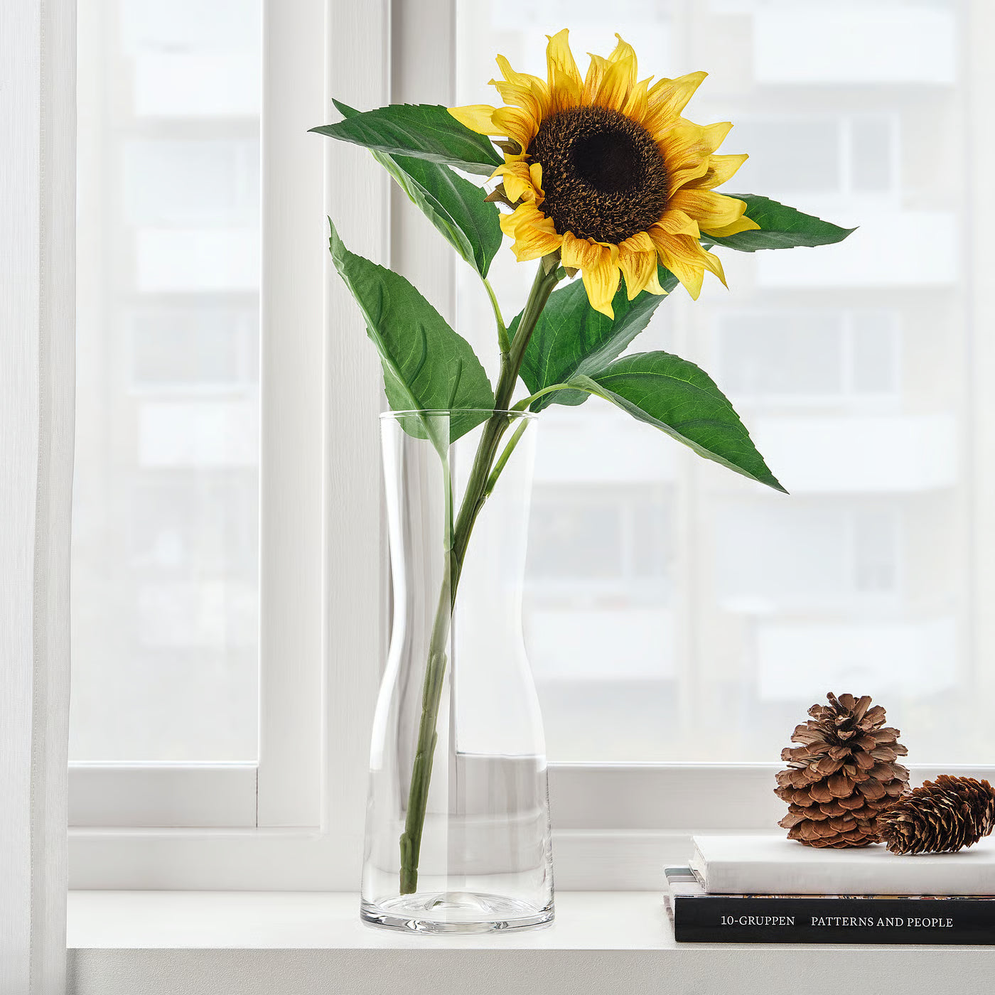 SMYCKA Artificial flower, sunflower yellow, 51 cm