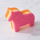 SNABBAKAT Sponge, pink/orange