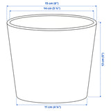 SOJABÖNA Plant pot, light pink, 12 cm