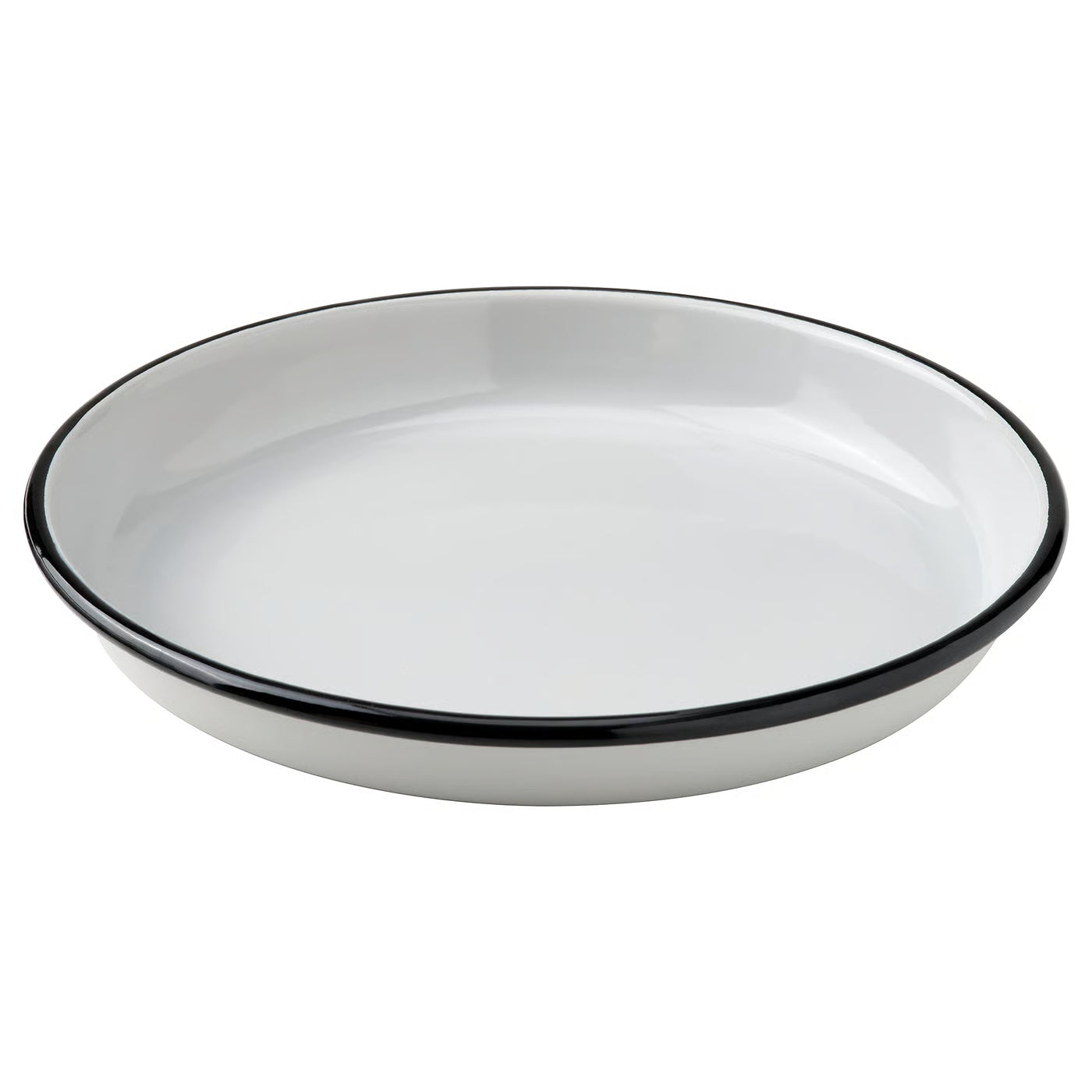 SOLUPPGÅNG Plate, enamelled steel, 20 cm