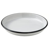 SOLUPPGÅNG Plate, enamelled steel, 20 cm