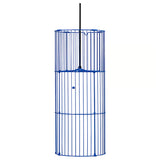 SOLVINDEN Pendant lamp, blue, 48 cm
