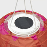 SOLVINDEN Pendant lamp, wave shaped solar-powered/mixed colours, 43 cm