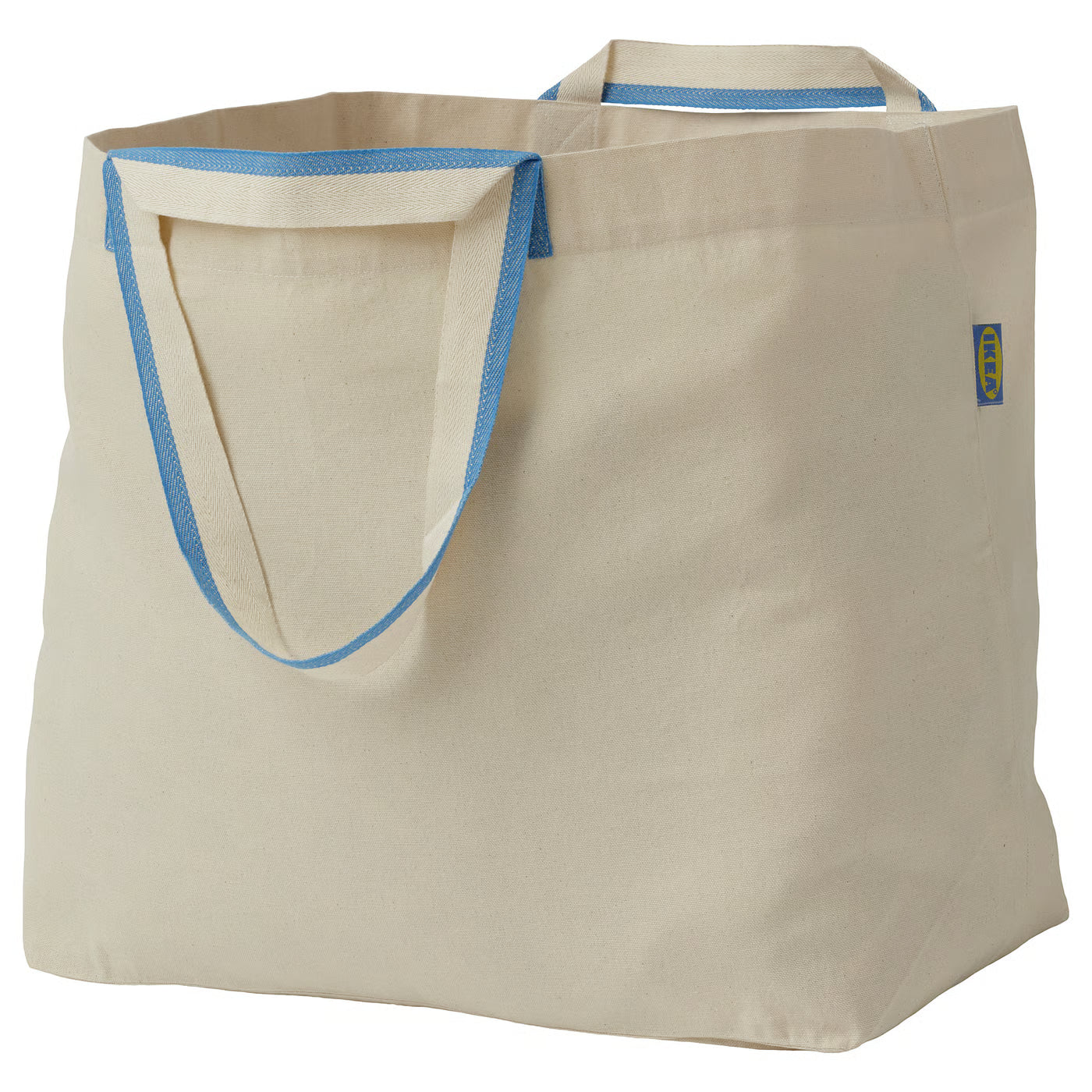 SPIKRAK Carrier bag, large, cotton/natural, 50 l