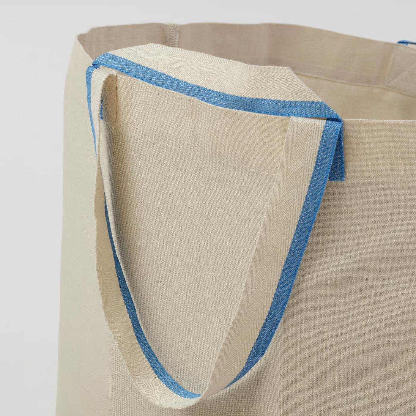 SPIKRAK Carrier bag, large, cotton/natural, 50 l