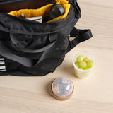 SPLITTERNY Snack container, transparent/light grey-brown, 300 ml