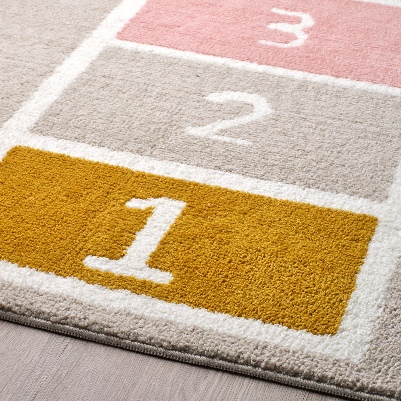 STÄPPSPARV Rug, beige, 100x160 cm