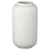STILREN Vase, white, 22 cm