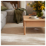 STOENSE Rug, low pile, off-white, 200x300 cm