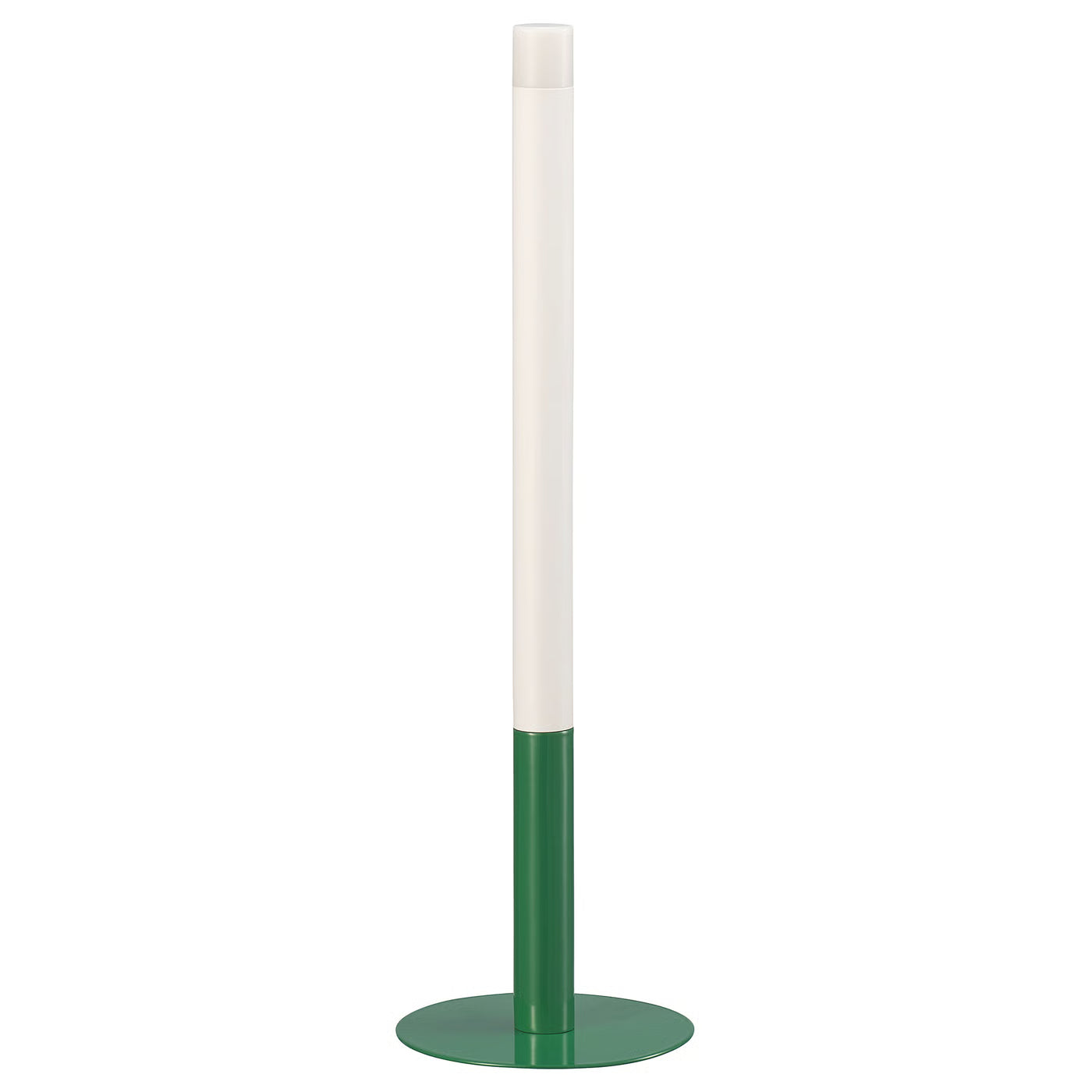 STRÅLA LED candle, candle-shaped battery-operated/green