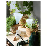 SVÄMSKOG Self-watering insert, terracotta/transparent, 70 cl