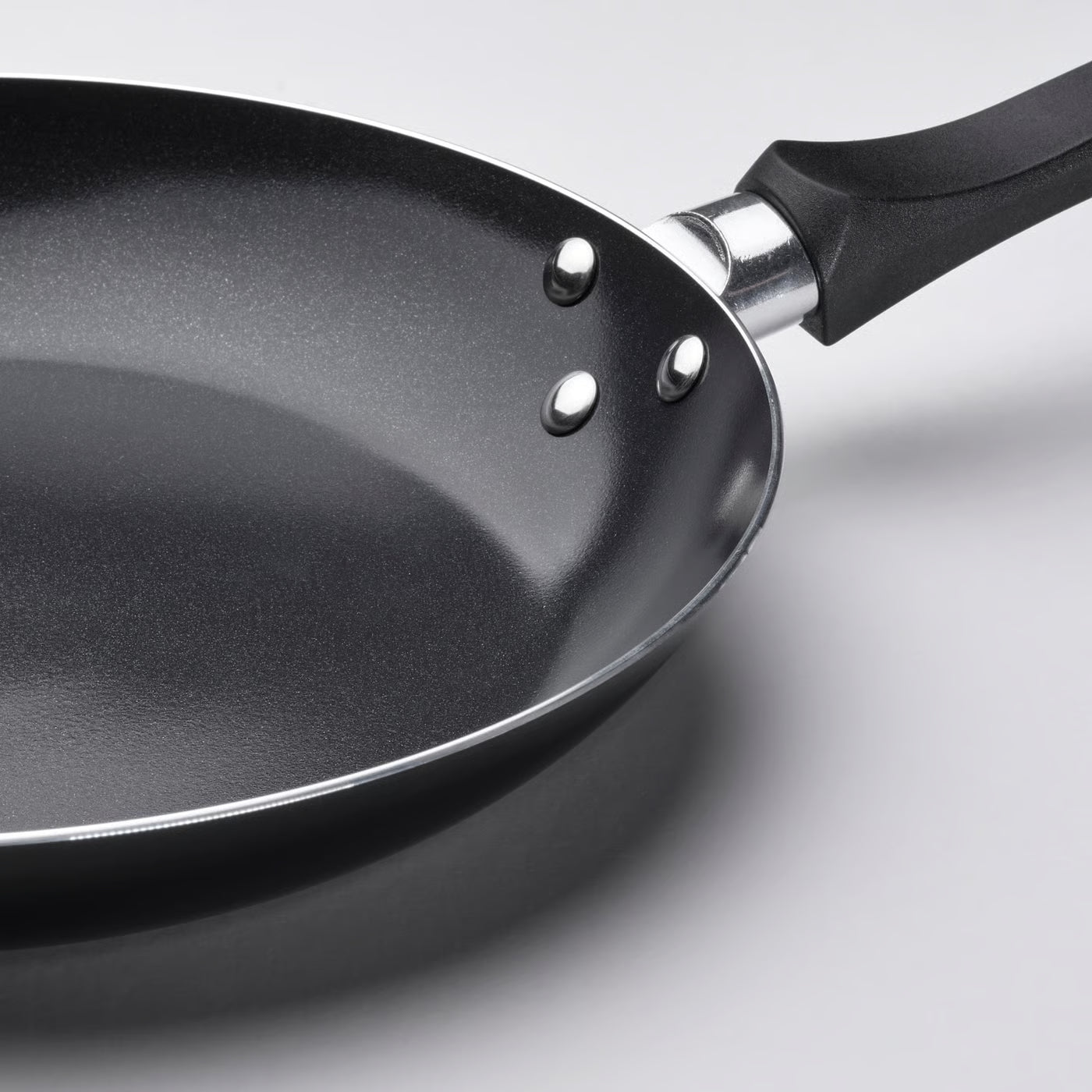 TAGGHAJ Frying pan, non-stick coating black, 24 cm