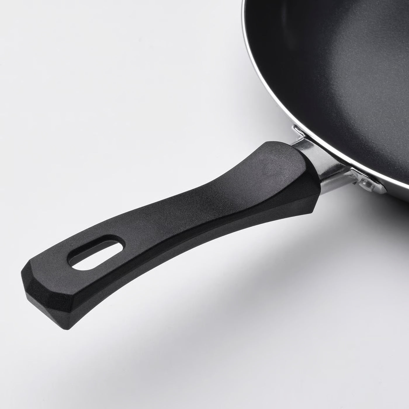 TAGGHAJ Frying pan, non-stick coating black, 24 cm