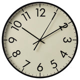 TALLSPARV Wall clock, black/beige, 28 cm