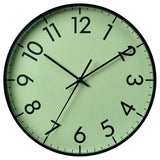 TALLSPARV Wall clock, black/green, 28 cm