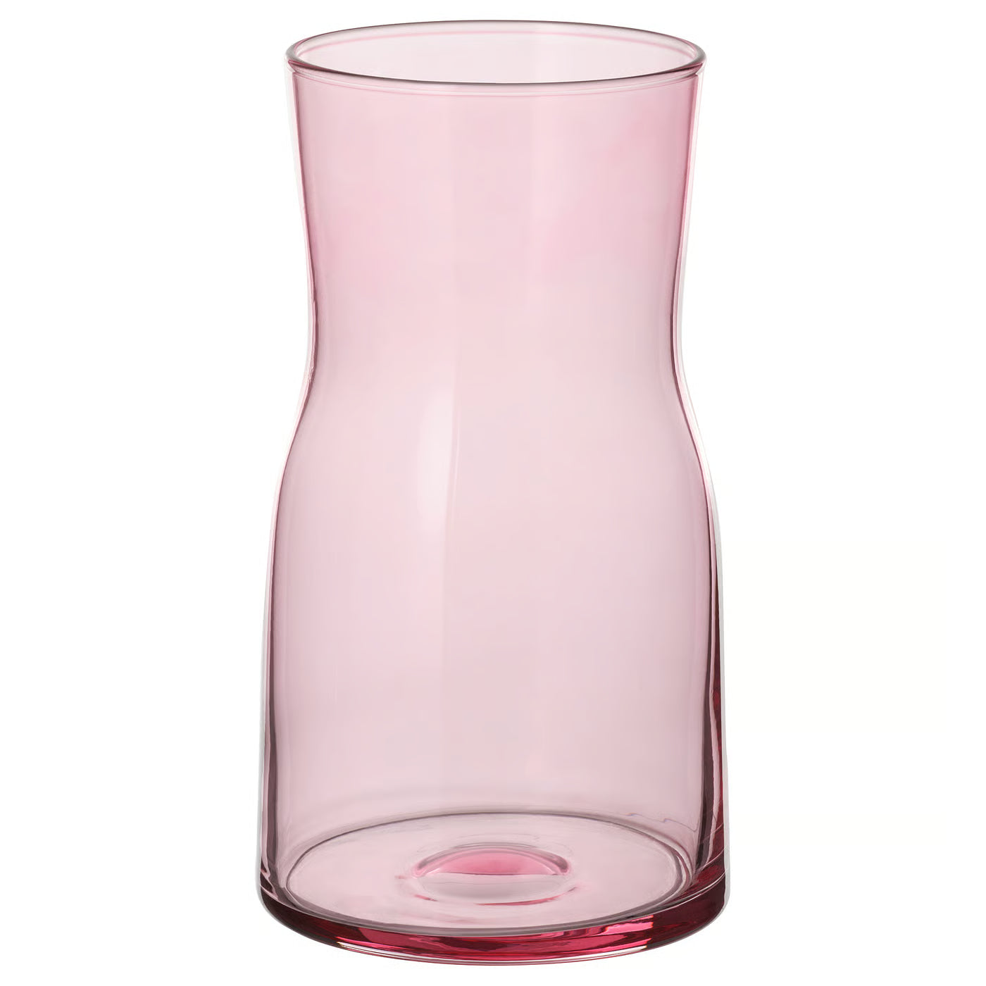 TIDVATTEN Vase, pink, 17 cm