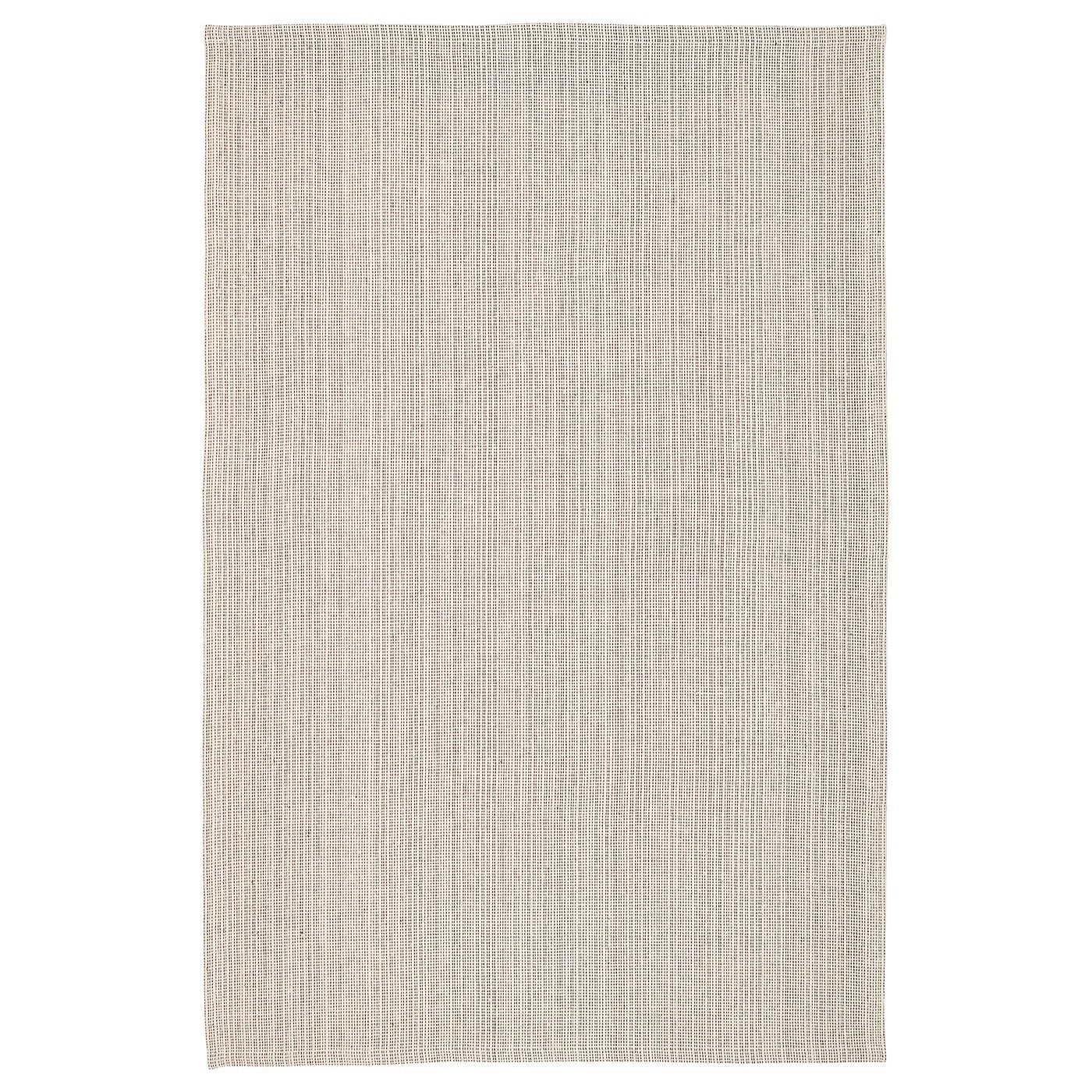 TIPHEDE Rug, flatwoven, natural/black, 120x180 cm