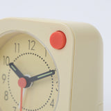 TJINGA Alarm clock, pale yellow, 8x8 cm