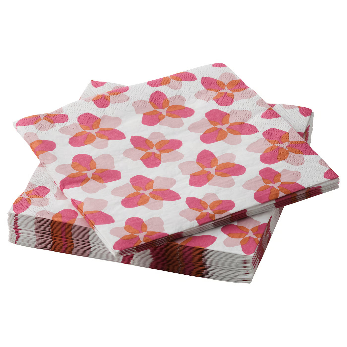 TOFSAND Paper napkin, pink, 33x33 cm