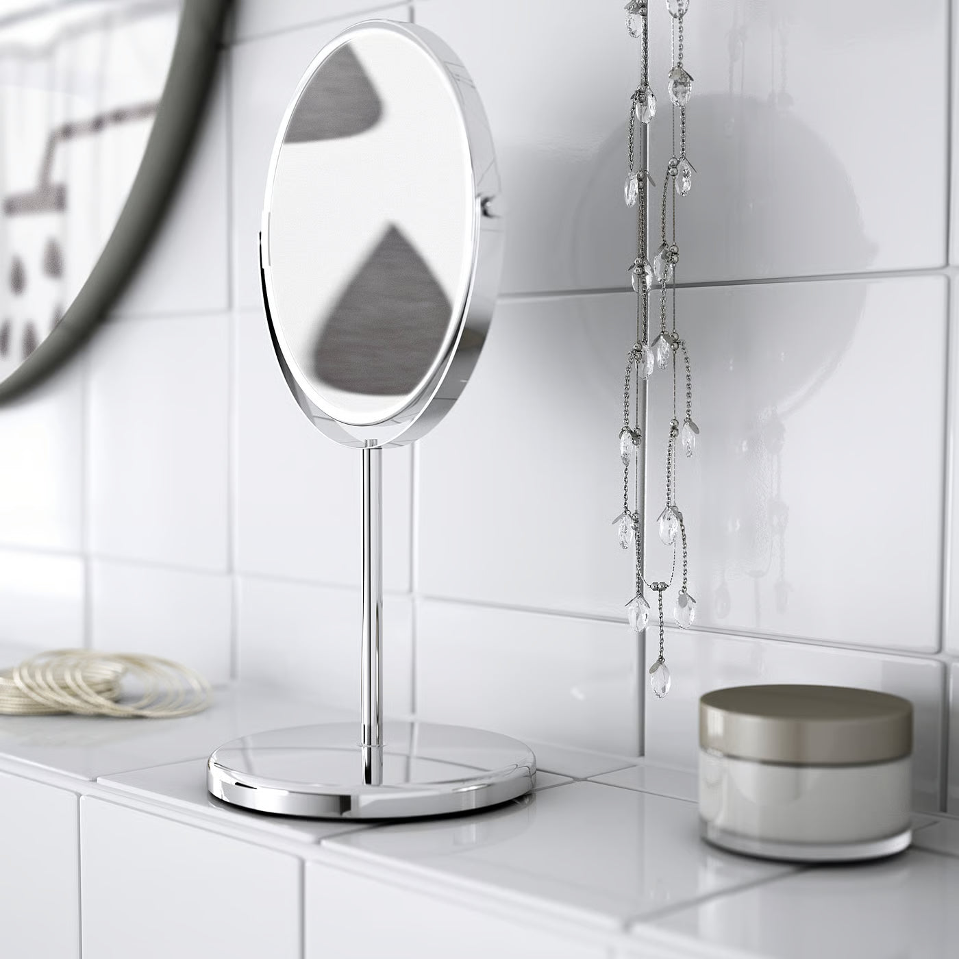 TRENSUM Mirror, stainless steel