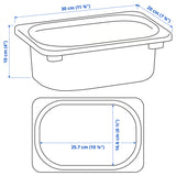 TROFAST Storage box, white, 20x30x10 cm